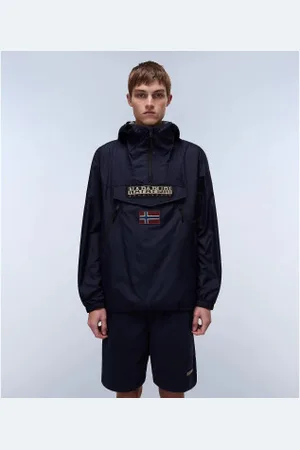 Napapijri Para homem. NP0A4HX6 Casaco Anorak Rainforest Ripstop Navy (XL), Casual, Poliamida, Sustentável