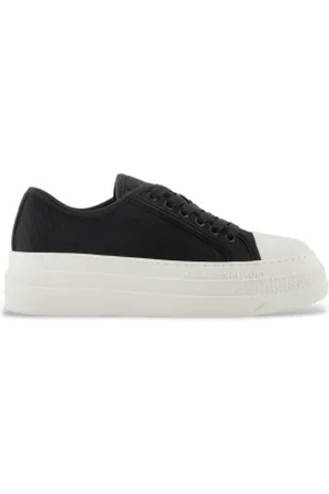 Armani Exchange Para mulher. XDX180XV931K001 Sapatilhas de plataforma pretas (36), , 3 a 5cm, Cordão, Casual