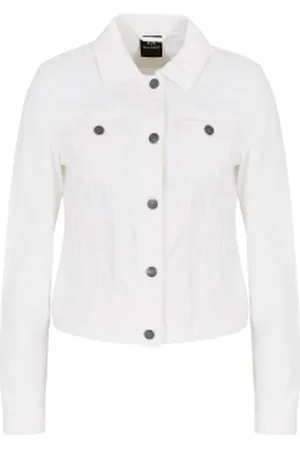 Armani Exchange Para mulher. XW001181AF10862M0054 Casaco clássico (L), Casual, Algodão