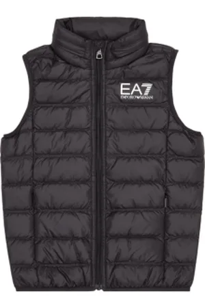 EA7 Para menino. 7B000034_AF12477 Core Identity Boy colete acolchoado e dobrável para baixo (10Años= 142cm), Casual, Poliamida, moda i
