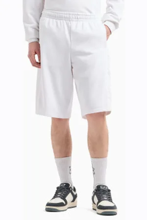 EA7 Para homem. 7M000153_AF10432 Bermudas de algodão orgânico Logo Series (3XL), Casual, Esportivo, Multisport