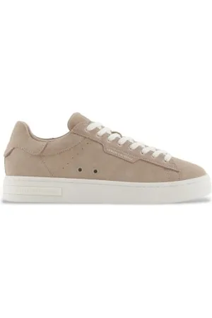 Armani Exchange Para homem. XUX253XV86801825 Sapatilhas com logótipo em castanho (44), Plano, Cordão, Casual, Taupe