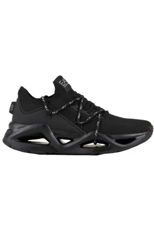 EA7 Unisex. X8X087_XK227 Ténis Infinity (38 2/3), Plano, 1 a 3cm, Cordão, Casual