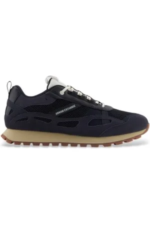 Armani Exchange Para homem. XUX264XV956U393 Trainers English navy (43.5), Plano, Cordão, Casual