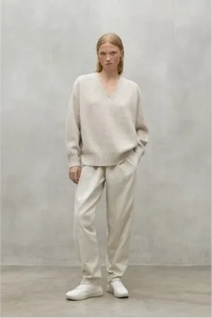 ECOALF Para mulher. MCWGAPAJERTE0174W24-241 Calças Jerte (36), Casual, Algodão