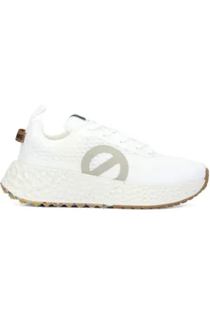 No Name Para homem. QNVMMS0 Sapatilhas de couro Carter Fly em bege (40), 3 a 5cm, Cordão, Casual