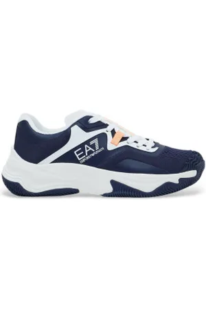EA7 Unisex. X8X248_XK445 Calçado técnico azul-marinho (44), Plano, Cordão, Casual, Esportivo, Multisport
