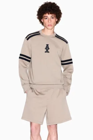 Armani Exchange Para homem. XM000481AF10818U6167 Camisola em algodão elástico cinzento (L), Casual, Esportivo, Multisport