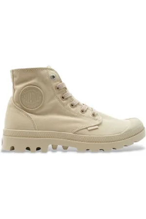 Palladium Para mulher. 73089 Botins monocromáticos (37), Tecido, 1 a 3cm, Cordão, Casual