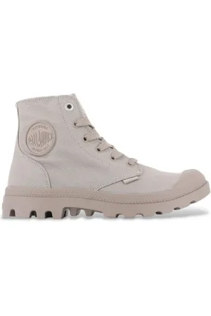Palladium Para homem. 73089 Botins monocromáticos cinzentos (42), Tecido, 1 a 3cm, Cordão, Casual