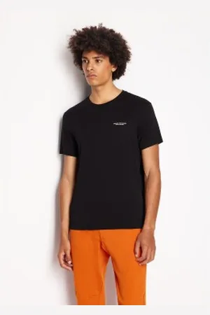 Armani Exchange Para homem. 8NZT91Z8H4Z1200 T-shirt com mini logótipo (L), Casual, Algodão, Manga curta
