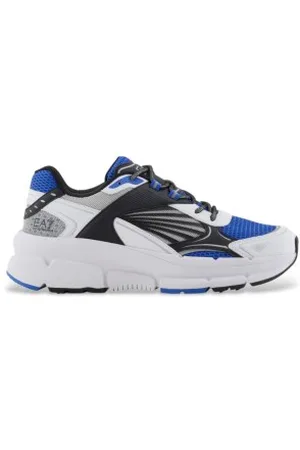 EA7 Unisex. X8X236_XK424 Sapatilhas com logótipo (44), Plano, Cordão, Casual, Esportivo, Multisport