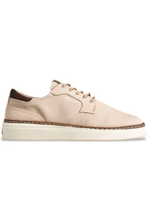 GANT Para homem. 870638908 Sapatilhas de couro bege San Prep (43), Plano, Cordão, Casual