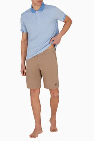 Emporio Armani Para homem. EM000591_AF12336 Curto Clássico castanho (S), , Casual, Algodão