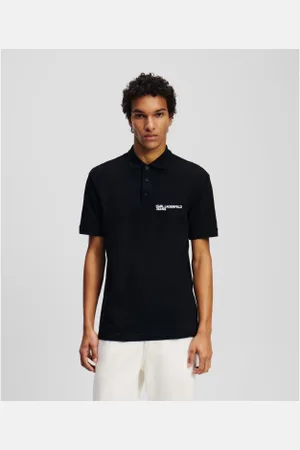 Karl Lagerfeld Para homem. A2M17094 Polo Logo KLJ (S), Casual, Manga curta, Algodão orgânico, Sustentável