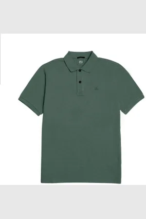 C.P. Company Para homem. 18CMPL180A110300R Pólo cinzento de manga curta (L), Casual, , Algodão