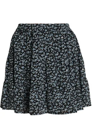 Michael Kors Para mulher. MS570I2H81 Saia de georgette em camadas com estampado (XS), Casual, Multicolor, Poliéster