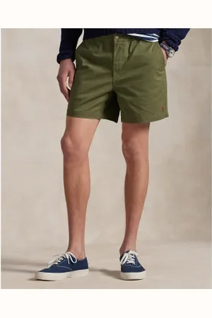 Ralph Lauren Para homem. 710644995032 Calções verdes com cordão elástico (S), Casual, Algodão