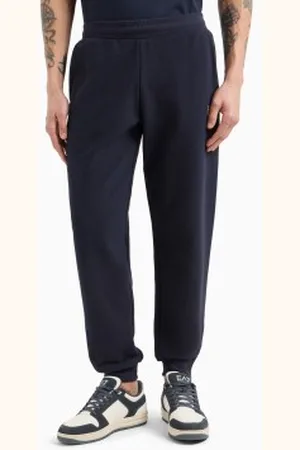 EA7 Para homem. 7M000315_AF13527 Calças de fato de treino Graphic Series em algodão azul-marinho (3XL), Casual, Esportivo, Multisport