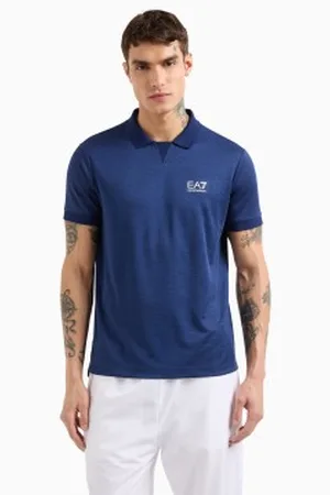 EA7 Para homem. 7M000167_AF13756 Pólo Tennis Pro em tecido técnico Ventus7 (S), Esportivo, Multisport, Poliéster, Manga curta
