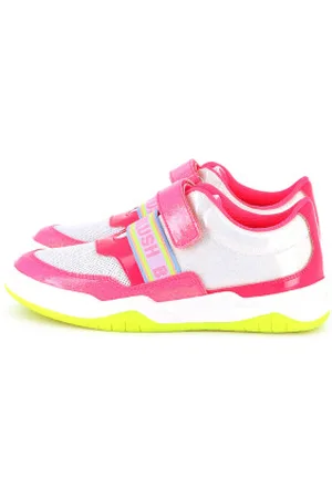 Billieblush Para menina. U20684 Sapatilhas multicoloridas (32), Plano, Velcro, Casual, moda infantil