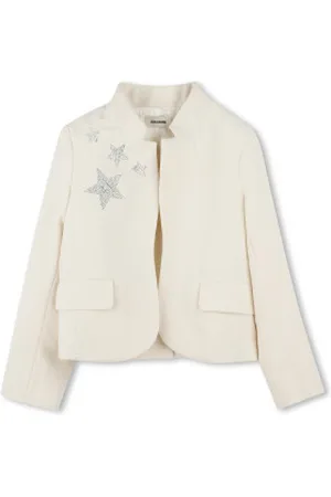 Zadig & Voltaire Para menina. X60360 Casaco de sarja (6años= 114/119cm), Casual, Poliéster, moda infantil