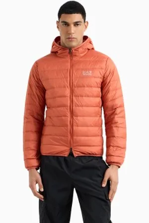 EA7 Para homem. 8NPB24_PNGPZ Casaco dobrável para baixo Core Identity com capuz (3XL), Casual, Poliamida