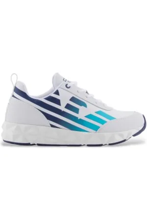 EA7 Unisex para criança. 7Y000004_AF10182 Ultimate C2 Kombat Shoes (28), Plano, Cordão, Casual, Esportivo, Multisport, moda infantil