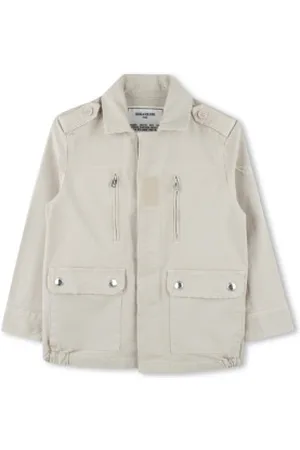 Zadig & Voltaire Para menino. X60397 Casaco militar de lona de algodão (6Años= 114cm), Casual, moda infantil