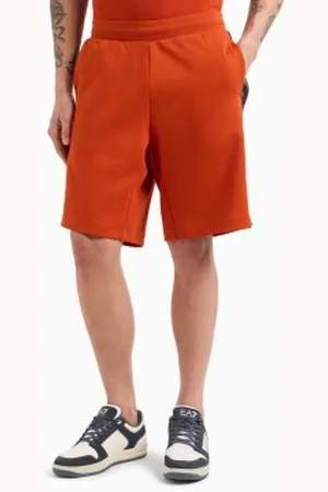 EA7 Para homem. 7M000544_AF12660 Bermudas em mistura de algodão Logo Series (3XL), Casual, Esportivo, Multisport, Poliéster