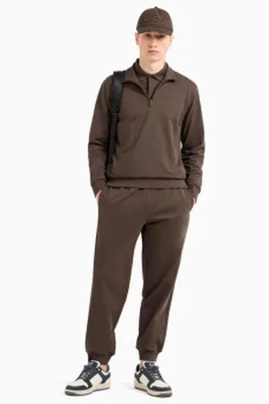 EA7 Para homem. 7M000234_AF13512 Fato de treino de algodão Visibility castanho (L), , Casual, Esportivo, Multisport, Manga comprida