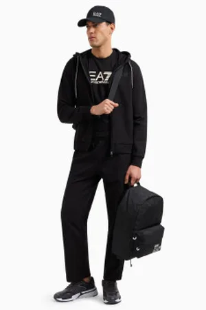 EA7 Para homem. 7M000236_AF13512 Fato de treino de algodão com capuz Visibility (3XL), Casual, Esportivo, Multisport, Manga comprida