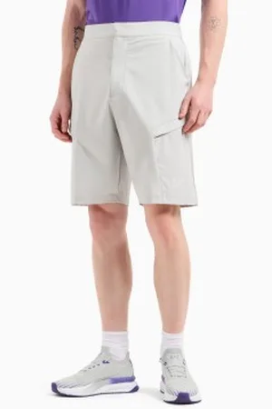 EA7 Para homem. 7M000073_AF13392 Bermudas cinzentas de corte regular (L), Casual, Esportivo, , Multisport
