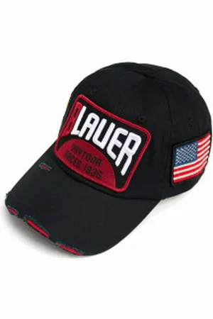 Blauer Para homem. 25SBLUA04527 Boné de ciclista Rowen (OSFA), Casual, Algodão