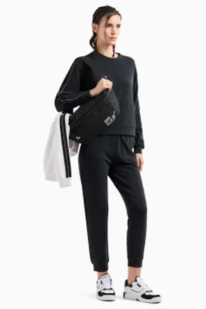 EA7 Para mulher. 7W000121_AF12643 Fato de treino com mistura de modal esticado Logo Series Engro (3XL), , Casual, Esportivo, Multisport