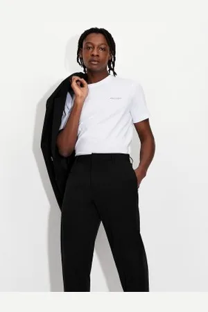 Armani Exchange Para homem. 8NZT91Z8H4Z1100 T-shirt com mini logótipo (L), Casual, Algodão, Manga curta