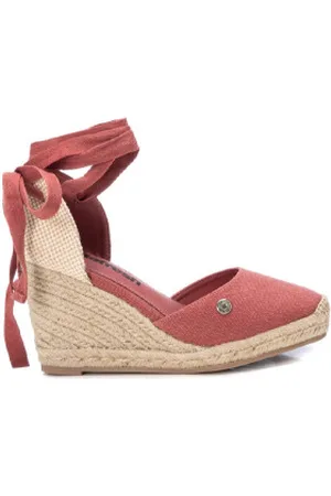 Refresh Para mulher. 17087203-CORAL Espadrilles 170872 (37), Tecido, 8 a 10cm, Cordão, Casual