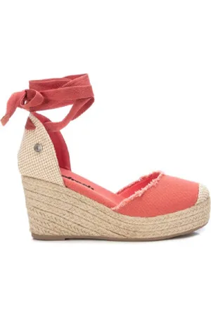 Refresh Para mulher. 17077403-CORAL Espadrilles 170774 (39), Tecido, 8 a 10cm, Cordão, Casual