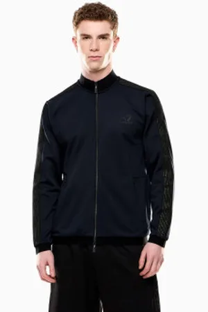 EA7 Para homem. 7M000307_AF13526 Camisola de malha técnica elástica Gold Label Navy (3XL), Casual, Esportivo, Multisport, Poliéster, Marinho