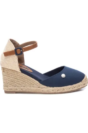 Refresh Para mulher. 17074301-NAVY Espadrilles 170743 navy (40), Tecido, 5 a 8cm, Fivela, Casual