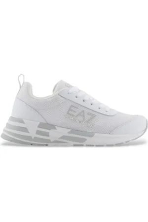 EA7 Unisex para criança. 7Y000002_AF10181 Crusher Distance Mesh Running Shoes (28), Plano, Cordão, Casual, Esportivo, Multisport, mod