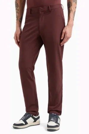 EA7 Para homem. 7M000195_AF13554 Calças Golf Pro em tecido técnico Ventus7 (3XL), Casual, Esportivo, Multisport, Poliéster