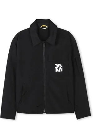 DKNY Unisex para criança. D62231 Casaco repelente de água (4Años= 102cm), Casual, Poliéster, moda infantil