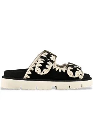 Mou Para mulher. MU.SW461005A Sandálias Bio duas fivelas (36), 1 a 3cm, Casual
