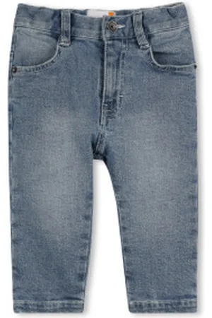 Timberland Para menino. T60496 Calças de ganga de corte regular (2años= 86cm), Casual, Algodão, Denim, moda infantil