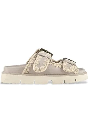 Mou Para mulher. MU.SW461005A Bio sandálias duas fivelas (36), 1 a 3cm, Casual
