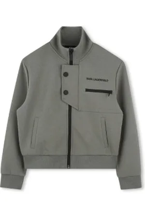 Karl Lagerfeld Para menino. Z30428 Casaco de malha (13/14años= 157/162cm), Casual, Algodão, moda infantil