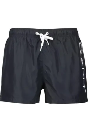 GANT Para homem. 920006200 Calções de banho pretos e leves (L), Beachwear, Polister Reciclado, Sustentável