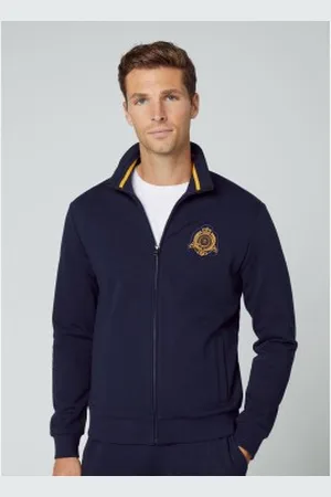 Hackett Para homem. HM581174 Casaco com bico Heritage azul-marinho (XL), Casual, Algodão, Manga comprida