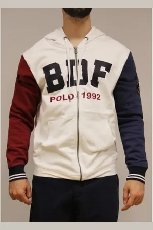 Bendorff Para homem. 97762724 Sweatshirt Tricolor branca (S), , Casual, Algodão, Manga comprida